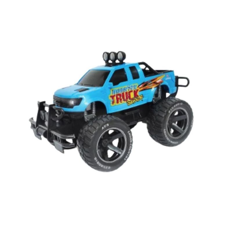 Carrinho Controle Remoto Monster Truck Junior - Polibrinq - Vermelho