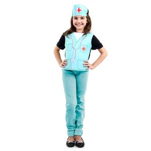 Fantasia Infantil - Peitoral Enfermeira - Tamanho único (3 A 6 Anos) - 72103 - Sulamericana
