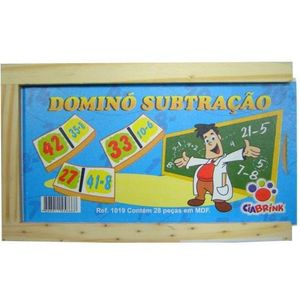 Dominó De Subtração - Ciabrink