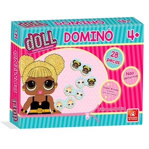 Jogo De Dominó Doll Em Madeira - 1928 - Brincadeira De Criança