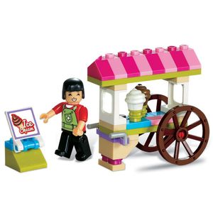 Blocos De Encaixe Sorvete Expresso - 53 Peças Xalingo