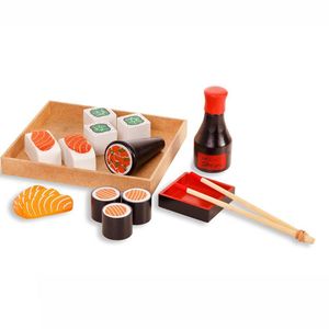 Brincando De Comidinhas - Kit Sushi - Madeira - 348 - New Art