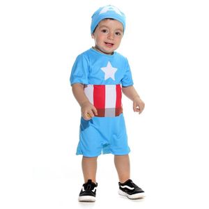 Fantasia Infantil - Capitão América Bebe - Tamanho P ( 12 Meses) - 915760- Sulamericana