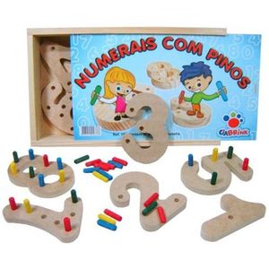 Numerais Com Pinos - Grande - Ciabrink