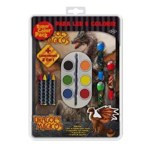 Livro Super Color Pack - Dragões Mágicos