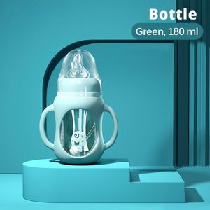 Mamadeira De Vidro Dupla Green 180ml