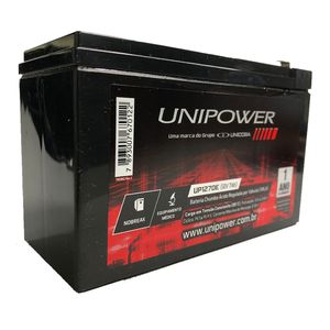 Bateria Unipower Para Nobreak Up1270E F187 12V 7.0Ah