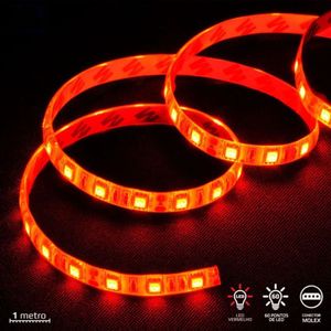 Fita De Led Vx Gaming Vermelho Molex 60 Pontos Led 1m Lvm1
