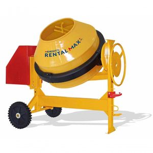 Betoneira 400l Rental Max Com Motor Trif 2cv 220v 60hz 4p Com Roda Maciça Menegotti