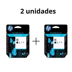 Cabeça De Impressão Hp 11 C4810a Preto 2 Unidades