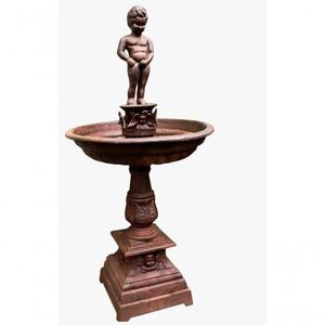 Chafariz Mannekin Moleque Jardim Decoração Verão