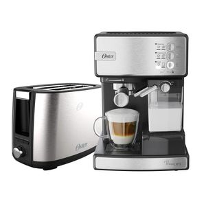 Kit Cafeteira Espresso Nova Primalatte Torradeira Oster 127V