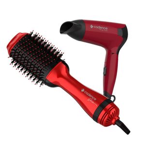 Kit Diva Cadence Escova Alisadora E Secador 127v