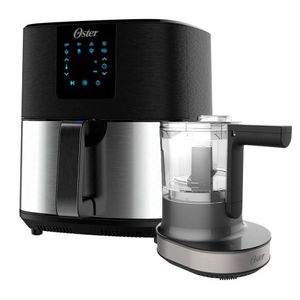 Kit Black Inox Fritadeira E Processador Oster 220v