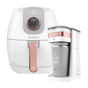 Kit Cadence Dream Rosé Gold Fritadeira E Cafeteira 127v