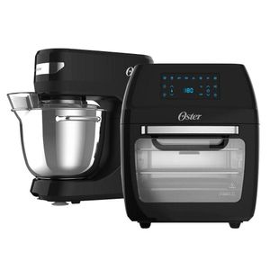 Kit Batedeira Planetária Bowl Inox Iii E Fritadeira 12l Oster 220v
