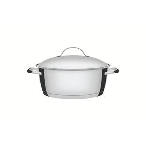 Caçarola Rasa Tramontina Allegra Em Aço Inox Com Fundo Triplo 22 Cm 3,3 L Tramontina