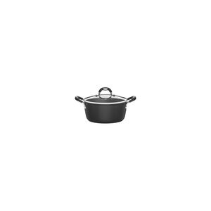 Caçarola Mônaco Induction Alumínio Revestimento Antiaderente Starflon Preto 24 Cm 4,5 L