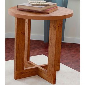 Mesa Lateral Luxo 8002 Caramelo Madeirado