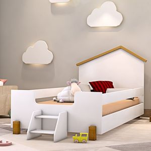 Cama Rodrigues Infantil Branco/natural