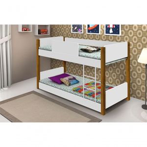 Beliche Infantil Branco E Mel