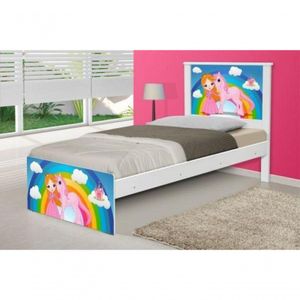 Cama Juvenil Barcelona Princesa E Unicórnio
