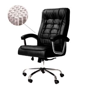 Kit 2 Cadeiras Escritório Big Presidente Pu Preta