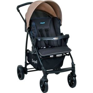 Carrinho De Bebê Ecco (0 A 15kg) Burigotto Cinza Bege