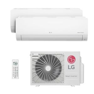 Ar Condicionado Multi Bi Split Inverter LG 1x9000+1x12000BTUS Hw Quente/Frio 220V Monofásico A2uw18gfac.awgzbrz