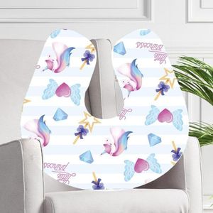 Almofada Para Amamentação Travesseiro Princesa E únicornio