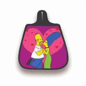 Lixo Car Lixeira Carro Neoprene Personalizado Homer E Marge