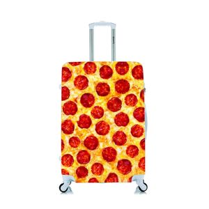 Capa Protetora Para Mala Viagem Personalizada Grande Pizza