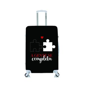 Capa Protetora Para Mala Viagem Media A Gente Se Completa 2