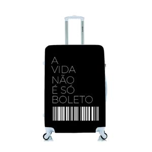 Capa Protetora Mala Viagem Média A Vida Não é Só Boletos