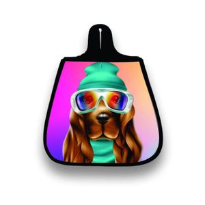 Lixo Car Lixeira Carro Neoprene Cachorro De óculos