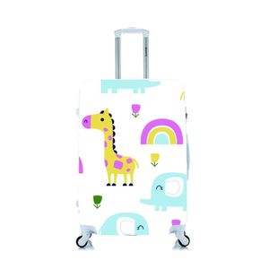 Capa Protetora Para Mala Viagem Personalizada Média Girafas