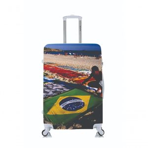 Capa Protetora Para Mala Viagem G Brasil E Praia