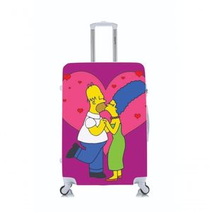 Capa Protetora Para Mala Viagem G Homer E Marge