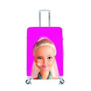 Capa Protetora Para Mala Viagem G Barbie Pirulito