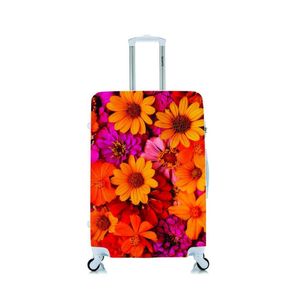 Capa Protetora Para Mala Viagem G Flores Coloridas