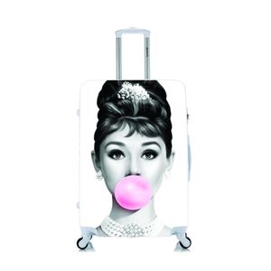Capa Protetora Para Mala Viagem Pequena Audrey Chiclete