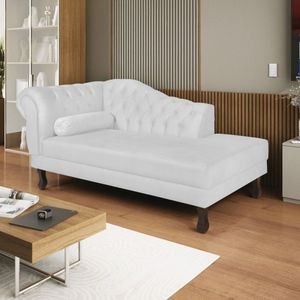 Diva Recamier Dora 185cm Lado Direito Corano Branco