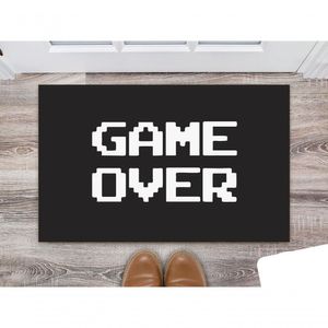 Tapete Capacho Divertido Geek Games Nerd Estampas Game Over