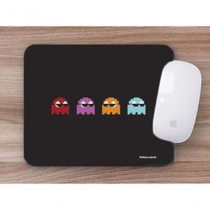 Mouse Pad Emborrachado Geek Games Nerd Estampas Pacman