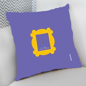 Almofada Cheia C/ Zíper Geek Games Nerd Quadro Friends