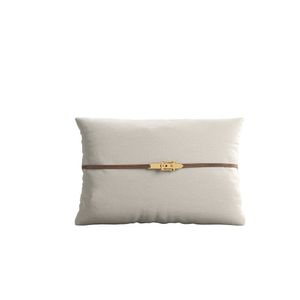 Almofada 55x35cm Em Linho Texas Alves Pereira Areia