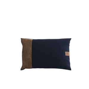 Almofada 55x35cm Em Linho Leme Alves Pereira Azul Marinho