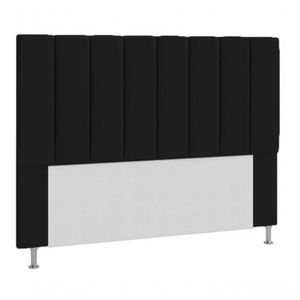Cabeceira Estofada Cama Box Casal 140 Cm Preto