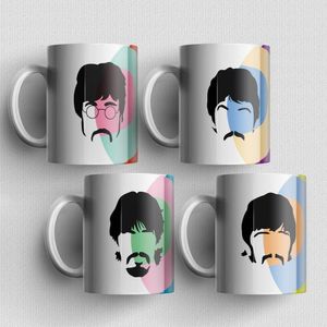 The Beatles - 4 Canecas De Qualidade Premium