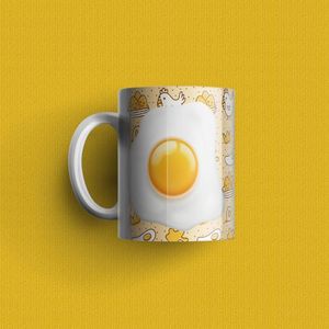 Ovo Frito - Caneca De Qualidade Premium